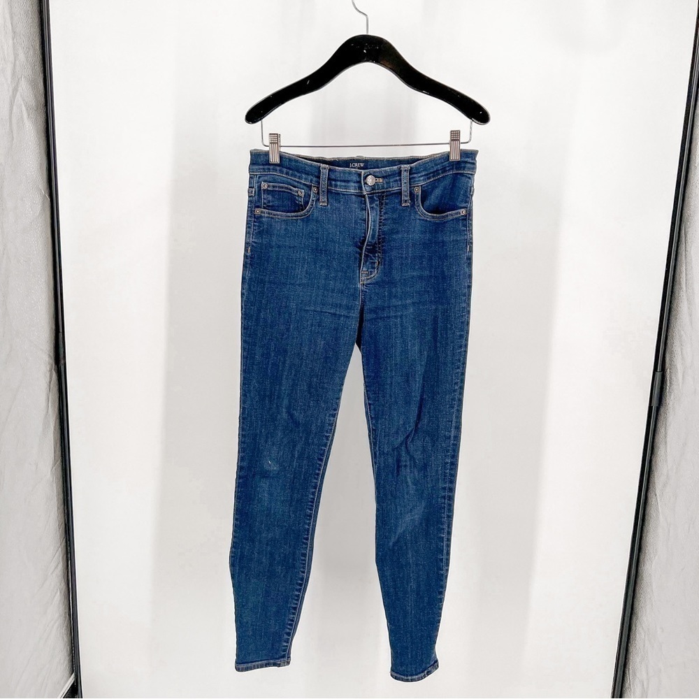 J Crew 8” High Rise Skinny